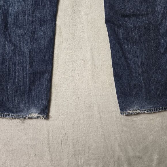 Levis 559 Jeans Mens Size 38x32 (38x31) Blue Relaxed Straight Med Wash Cowboy - Picture 9 of 13